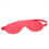 Padded Leather Blindfold (Red) 1