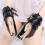 Hanging PU Leather Handcuffs 1