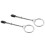 Grip Style Nipple Clamps with a Silver Ring Detail 5