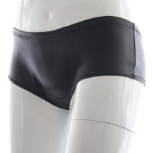 Shiny PVC Hotpants (Black)