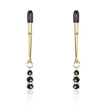 Beaded Gold Nipple Clamps