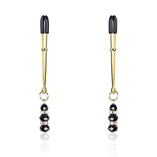 Beaded Gold Nipple Clamps