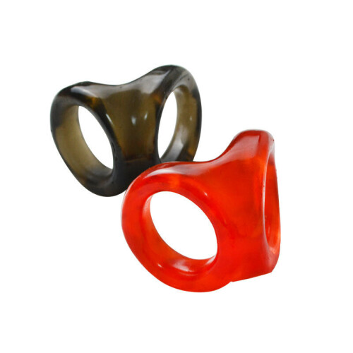 Jelly Cock Ring (Red)