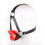 Silicone Open Mouth Lip Gag Head Harness (Pink) 5