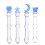Beaded Sensual Glass Dildo (Blue) 1