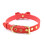 Naughty Kitty Faux Leather Bell Collar (White) 3