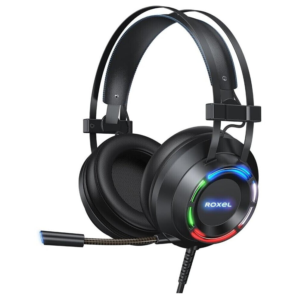 RGM-350 Wired Gaming Headphones, Surround Sound & Adjustable Headband