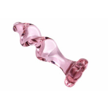 Glacier Glass Mini Twist Butt Plug