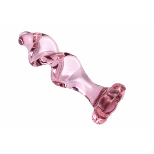 Glacier Glass Mini Twist Butt Plug