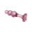 Glacier Glass Mini Flower Butt Plug 2