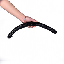 The Johnson 16 Inch Silicone Double Ended Monster Dildo (Purple)