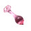 Glacier Glass Mini Rose Butt Plug 2
