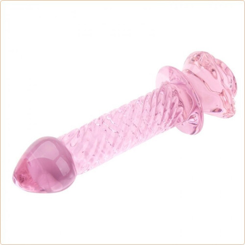 The Flower Twist Glass Dildo 1