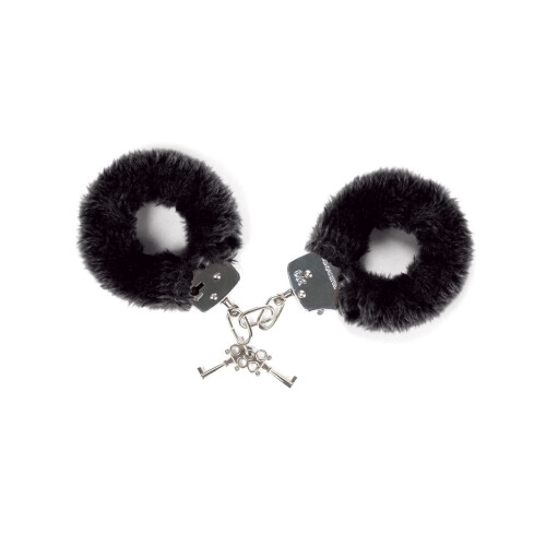 Book'em Danno - Black Furry Handcuffs