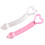 Glacier Glass Curved Heart Dildo (Clear) 1