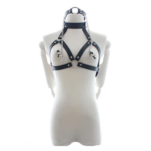 Three For One- Exposed Bondage Bra and Mouth Gag