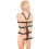 Strapped Up' Faux Leather Black Harness Restraint 1