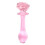 Glacier Glass Pink Rose Dildo 1