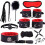 The Boss' 10 Piece Bondage Kit (Black and Red) 1