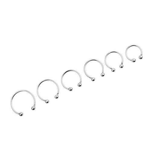 Metal Stainless Steel Cock Rings Set (6 Pack) 2