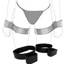 Bondage Nylon Wrist-to-Thigh Cuffs