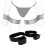 Bondage Nylon Wrist-to-Thigh Cuffs 1