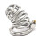 The Cross Star Stainless Steel Chastity Cage 1