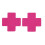 Pink Cross Nipple Pasties 1