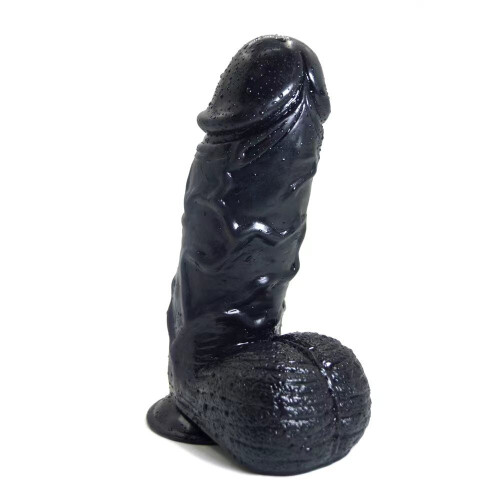 Bruno - Monster, Black Silicone Dildo with Strong Suction Base 2