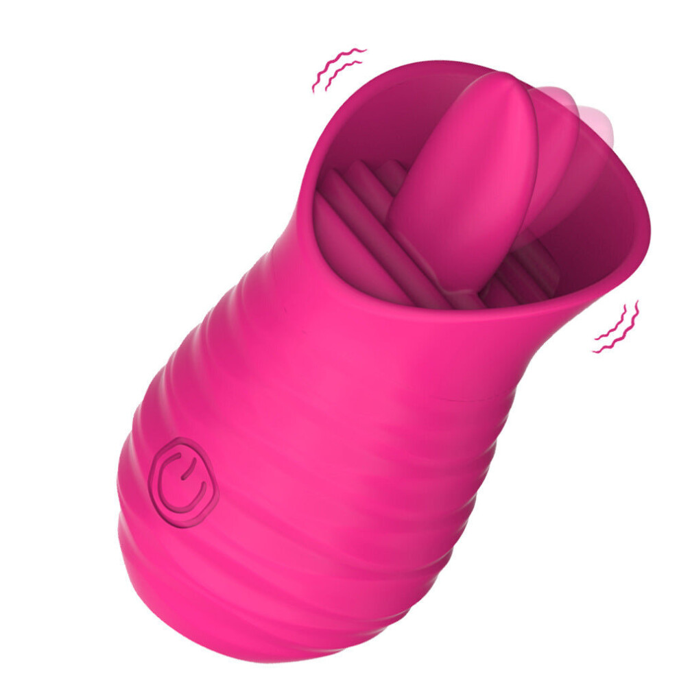 Vibrating Tongue Clitoral Vibrator (Pink)