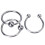 Metal Stainless Steel Cock Rings Set (6 Pack) 5