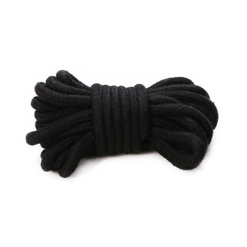 Black Cotton Bondage Rope- 10 Metre
