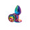 Jewelled Iridescent Metal Butt Plug (3 Piece) 1