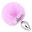Faux Fur Bunny Tail Butt Plug (Lilac) 1