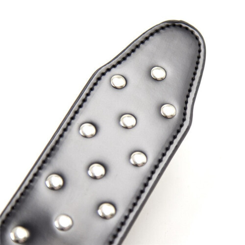 Studded Faux Leather Spanking Paddle 1