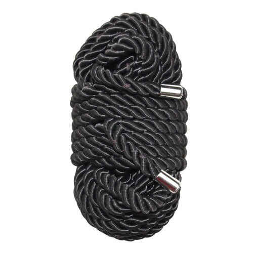 Black Nylon Bondage Rope- 10 Metre