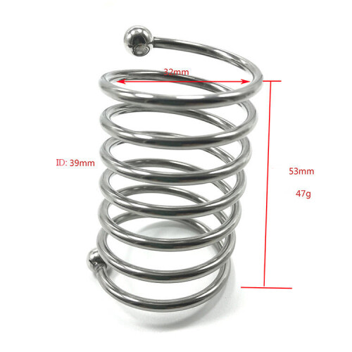 32mm Spiral Stainless Steel Cock Ring