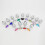 Multicoloured Heart Shaped Jewelled Butt Plugs (3 Piece) 2