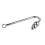 Stainless Steel Anal Hook and Bondage Rope 1