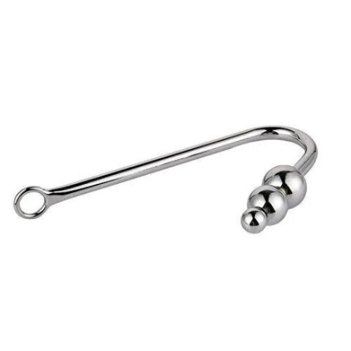 Stainless Steel Anal Hook and Bondage Rope