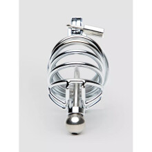 The Lord Stainless Steel Chastity Cage (3 Rings)