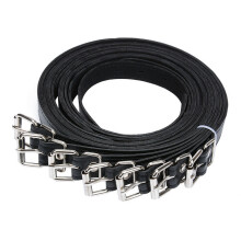 Black Faux Leather Fetish Full Body Straps