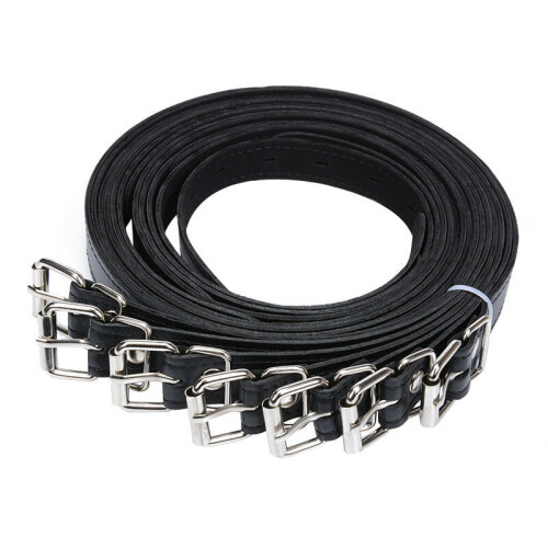 Black Faux Leather Fetish Full Body Straps