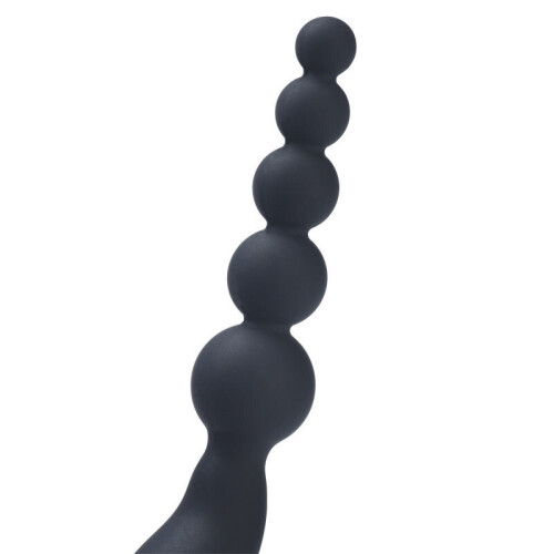 Anal Pop Beaded Butt Plug (Black) 2