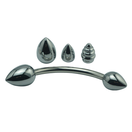 Double Ended Stainless Steel Anal Toy 1