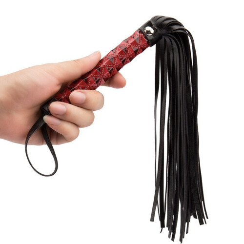Aztec Faux Leather Flogger (Black) 2