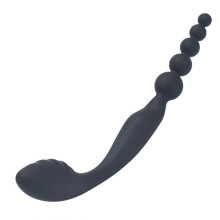 Anal Pop Beaded Butt Plug (Black)