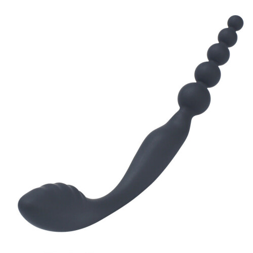 Anal Pop Beaded Butt Plug (Black)