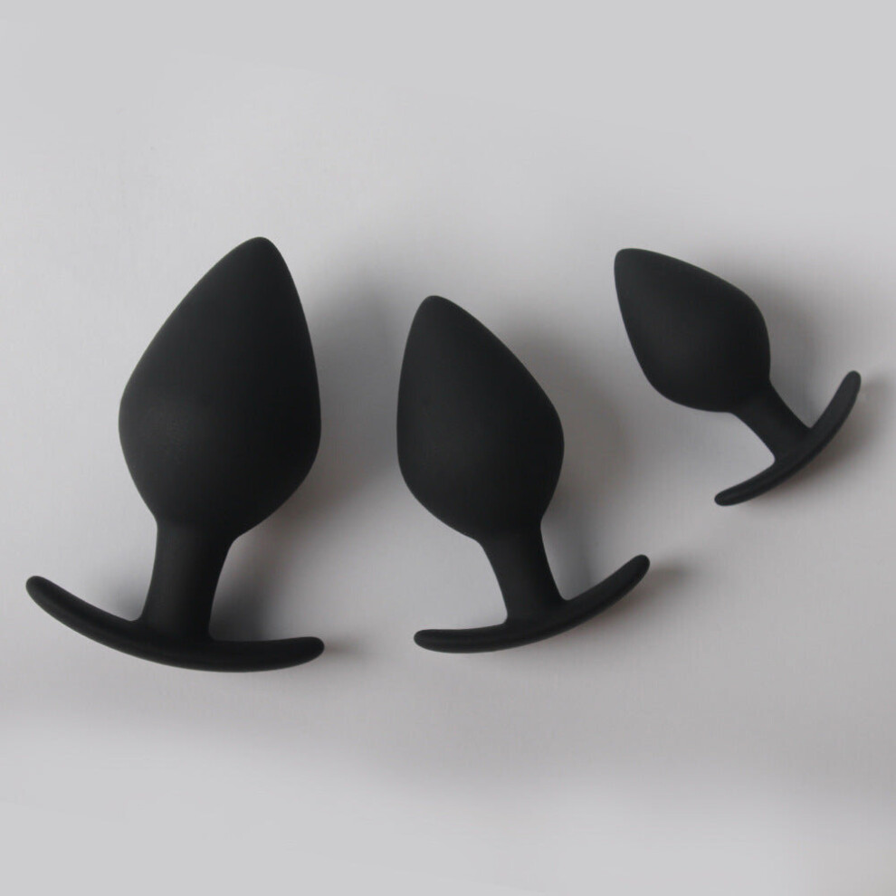 House Of Glass Silicone Butt Plug (3 Set)