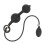 Cock Ring and Inflatable Butt Plug (Black) 5